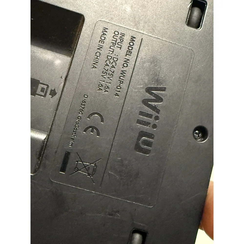 Wii U Gamepad Charger Dock Cradle Station WUP-014 Official Nintendo Black